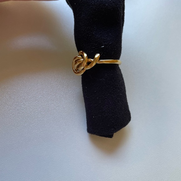 Rachel Zoe Gold Knot Ring - Picture 3 of 10